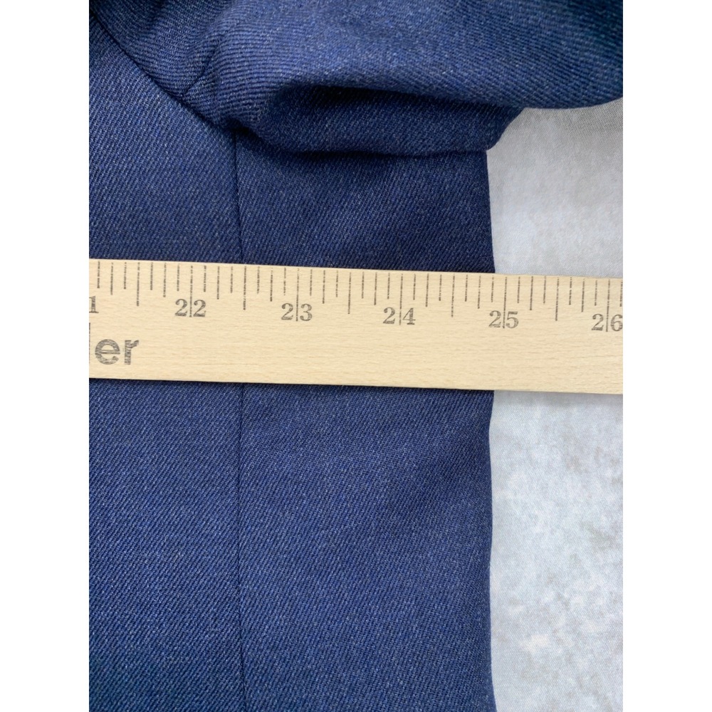 Ralph Lauren Blazer Mens 50R Blue Wool Two Button Paisley Lining Sport Coat - Picture 11 of 12